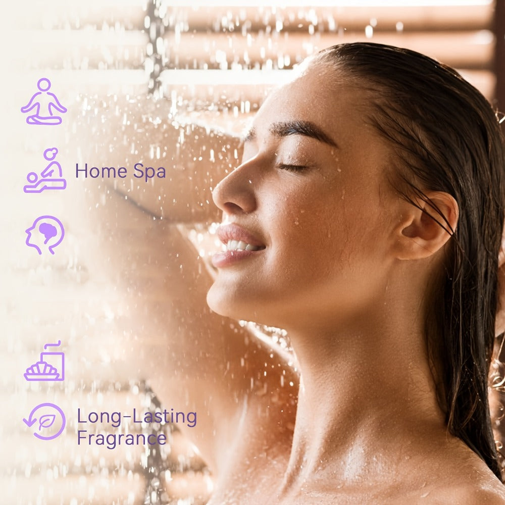 Shower Steamers Gift Set 6 Pcs Individually Wrapped – Natural Essential Oil Aromatherapy, for Bath Time, Home Spa and Personal Care