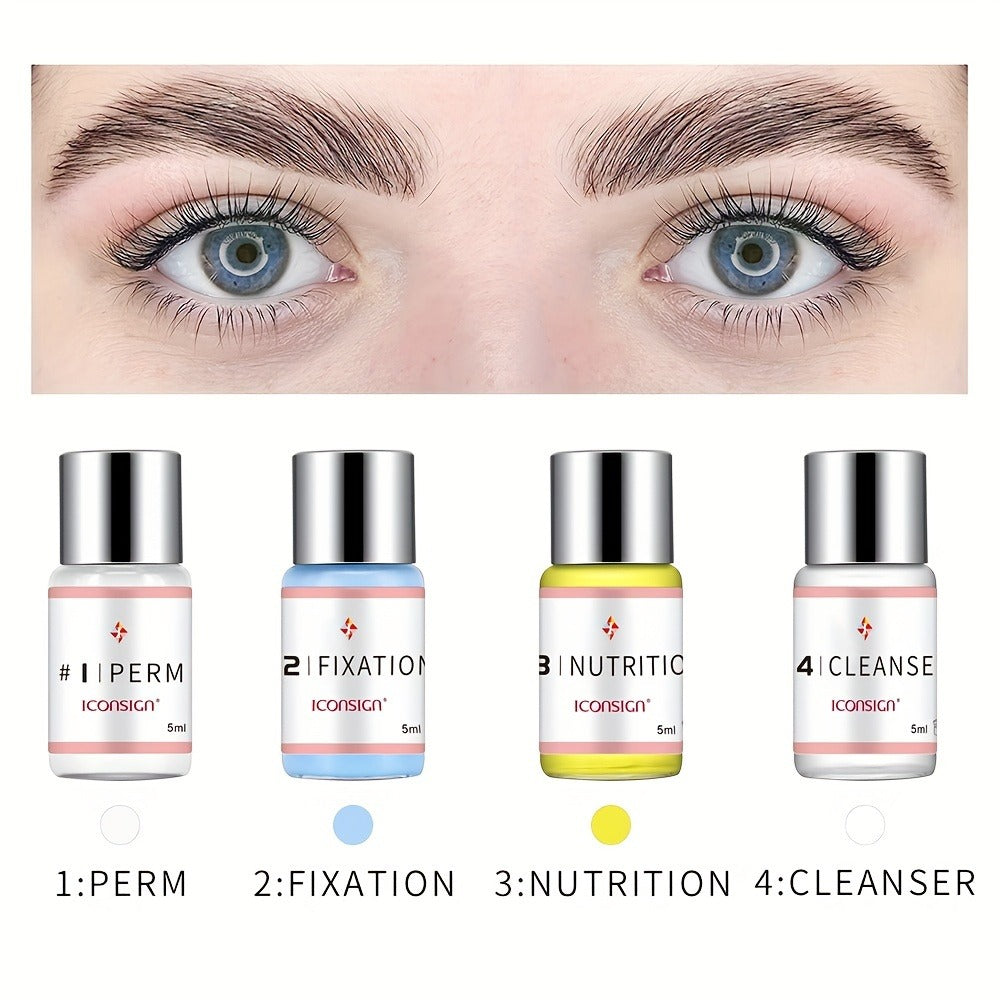 Lash Lift Kit Professional Eyelash Perm & Curl System ICONSIGN Calia Perm Technique 6-8 Weeks Natural for a Home Lash Beauty Routine