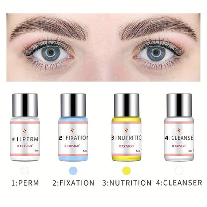 Lash Lift Kit Professional Eyelash Perm & Curl System ICONSIGN Calia Perm Technique 6-8 Weeks Natural for a Home Lash Beauty Routine