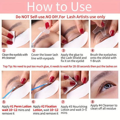 Lash Lift Kit Professional Eyelash Perm & Curl System ICONSIGN Calia Perm Technique 6-8 Weeks Natural for a Home Lash Beauty Routine