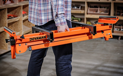 Miter Saw Stand with 78-1/8" Sliding Rail, 3-Step Quick Fold, Universal Fit for DeWalt Makita Bosch & Most Miter Saw Brands