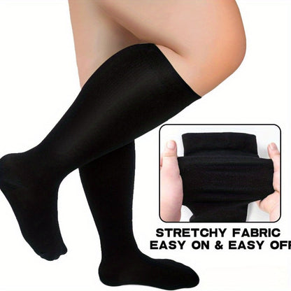 Plus Size Compression Socks 2 Pairs High Elasticity Sports Fitness Oversized Socks for Men for Entryways, Bedrooms and Living Spaces