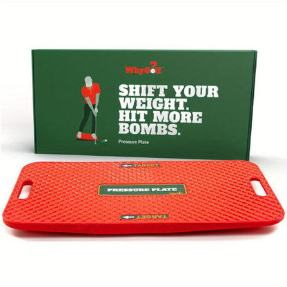 Golf Swing Trainer Balance Board with Weight Transfer Pressure Plate – Beginner Practice Aid for Swing Mechanics