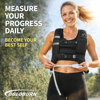 Weighted Vest for Running & Strength Training – Slim Fit Reflective Design with Phone Pouch, Snap-On Unisex Weight Training Vest for Gym