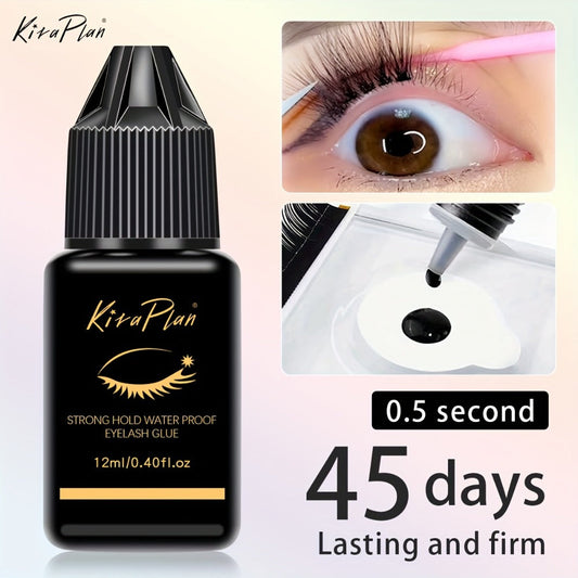 Odorless Lash Extension Glue Quick Dry Black Adhesive for DIY Individual & Cluster Lash Extensions