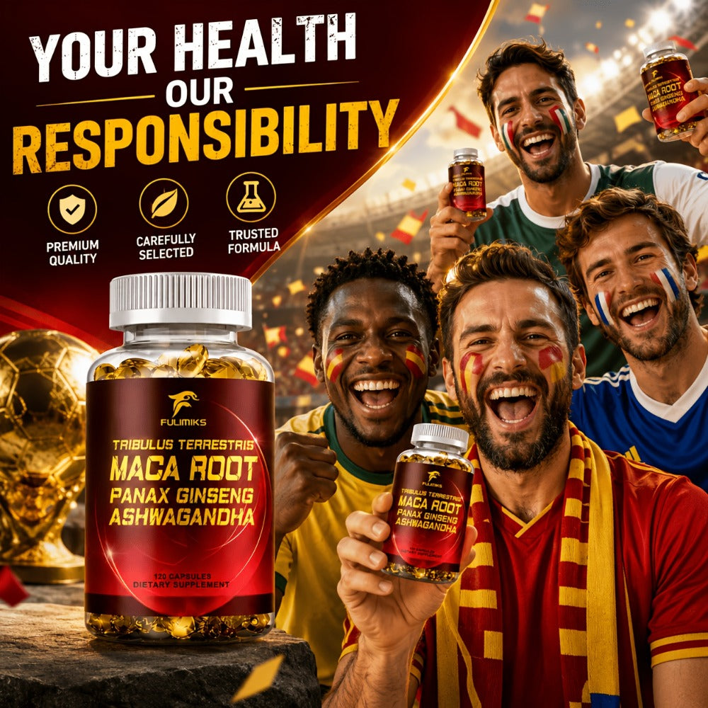 Tribulus and Maca Men's Health Supplement Vegetable Capsules, 120 Count in One Labeled Bottle