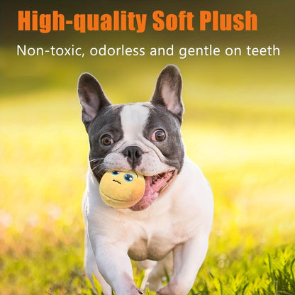 Dog Toys for Small Dogs, Squeaky Dog Toys 6 Pack Soft Stuffed Plush Balls with Squeakers for Puppies & Small Dogs