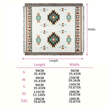 Picnic Blanket Bohemian | Camping Mat Tablecloth Sofa Blanket Indoor Outdoor Universal Carpet