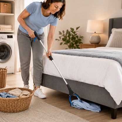 Reacher Grabber Tool Foldable with Magnetic Tip – Long Reach Pickup Helper for Seniors, Lightweight Picker Upper for Home, Kitchen, Garden