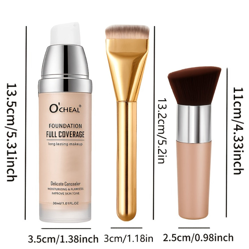 Air Cushion Foundation 2.0 Full Coverage Matte Finish Moisturizing Lightweight Buildable Liquid Foundation