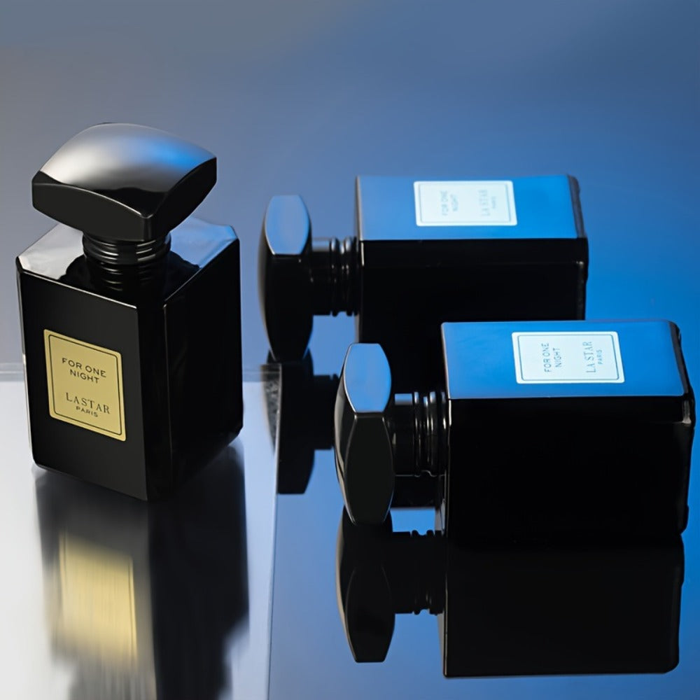 Men's Cologne LASTAR For One Night 55ml Eau de Parfum Spray in Black Rectangular Glass Bottle