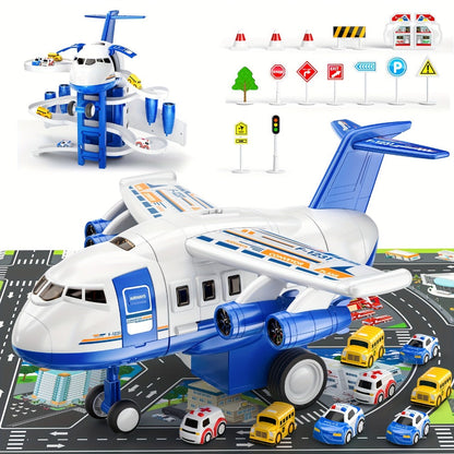 Kids Airplane Toy with LED Lights & Music with the Listed Color, Size or Set Options for Everyday Use