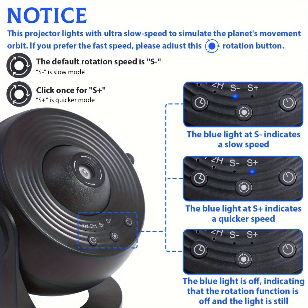 Star Projector Galaxy Aurora Night Light, 13-in-1 Planetarium Projector for Bedroom for Entryways, Bedrooms and Living Spaces