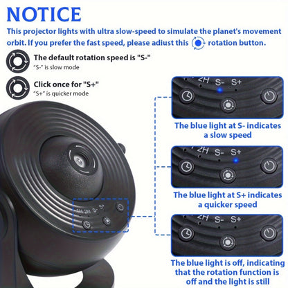 Star Projector Galaxy Aurora Night Light, 13-in-1 Planetarium Projector for Bedroom for Entryways, Bedrooms and Living Spaces