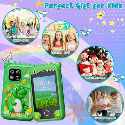 Kids Toy Smart Phone with HD Touchscreen & Dual Camera, 8GB Storage with the Listed Color, Size or Set Options for Everyday Use