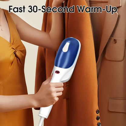 Handheld Steam Iron Garment Steamer, 25-Second Fast Heat-Up, Portable Wrinkle Remover for Clothes