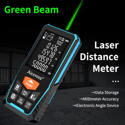 Laser Distance Meter Green Beam Digital Rangefinder 50M 70M 100M 120M Laser Tape Measure for Entryways, Bedrooms and Living Spaces