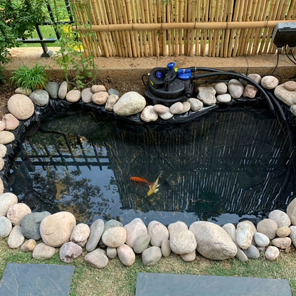 Black 5 x 10-Foot Pond Liner with 0.12mm Thickness for Fish Ponds, Water Gardens and Planter Boxes