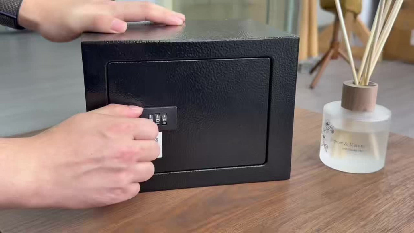 Fingerprint Safe Box with Password and Key Lock 0.3 0.8 1.13 1.71 Cu Ft Home Security Safe for Entryways, Bedrooms and Living Spaces