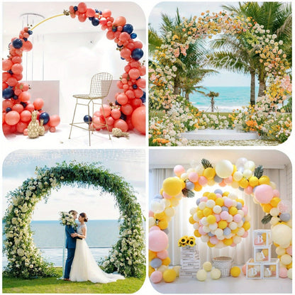 Balloon Arch Stand 8FT Round & Square Background Frame Reusable Event Decoration for Wedding for an Everyday Personal Care Routine