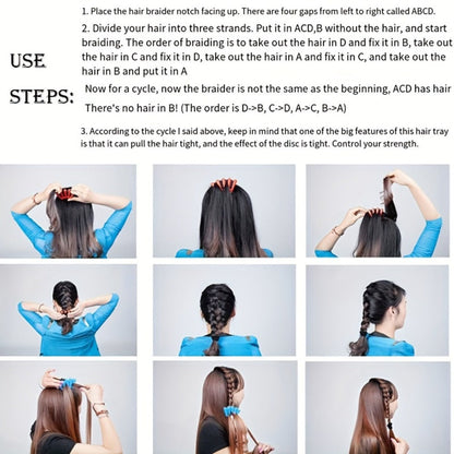 51-Piece Hair Styling Tool Set Braiding Kit with Clips Donut Bun Maker Hair Pins Curlers Braid Accessories for Women Bridal Wedding Updo