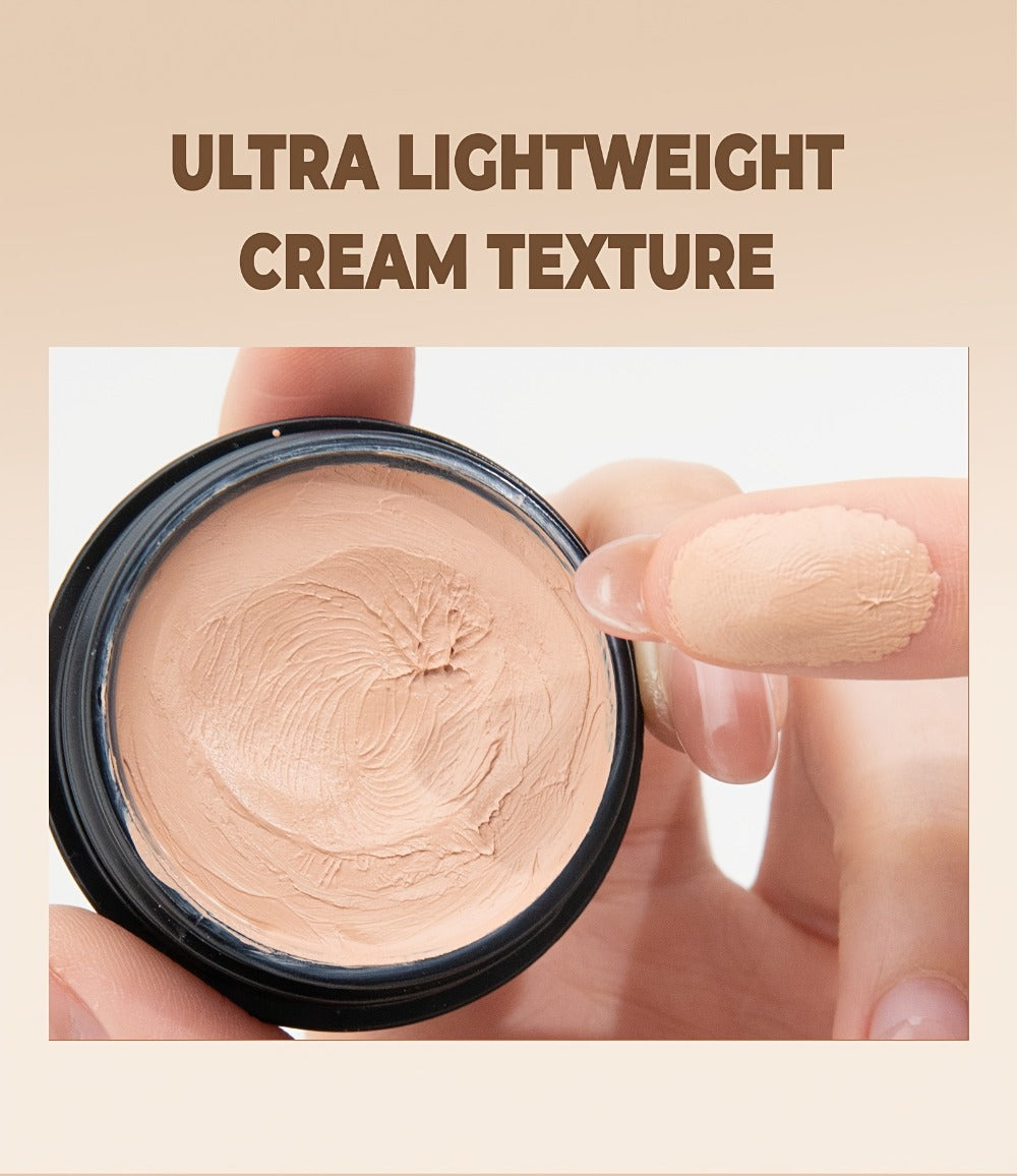 Concealer Cream Set 2pcs Full Coverage – Waterproof Matte Finish, Plant-Based Squalane, Buildable Coverage for Dark Spots