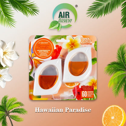 Air Freshener Odor Eliminator for Home Closet Bathroom Pets Small Space 0.25oz Up to 30 Days 6 Scents Eucalyptus Lavender Hawaiian Peach