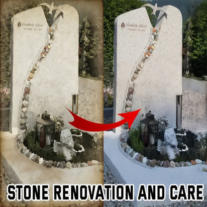 Stone Care Agent for Tombstone Memorial Stone Cleaner Quickly Restores Original Color for Entryways, Bedrooms and Living Spaces