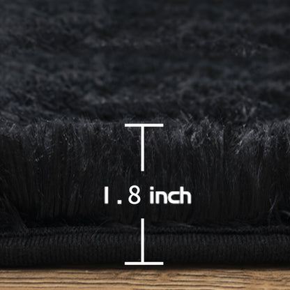 Area Rug for Bedroom, 8x10 Fluffy Shag with 1.8-Inch Plush Pile and Nine Colors for Bedroom or Living Room