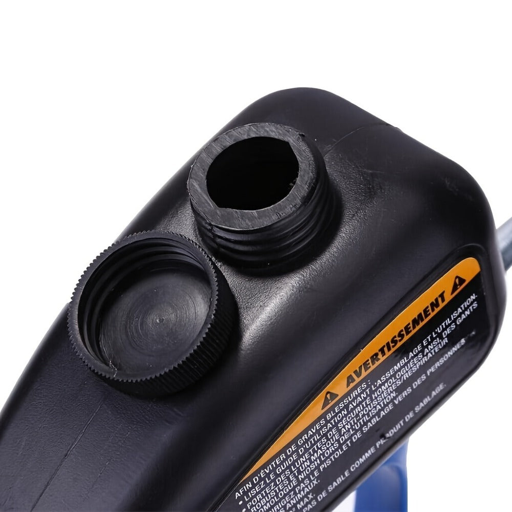 Sandblaster Gun for Air Compressor Pneumatic Abrasive Blasting, 90 PSI Max, 500ml Tank, Small Nozzle