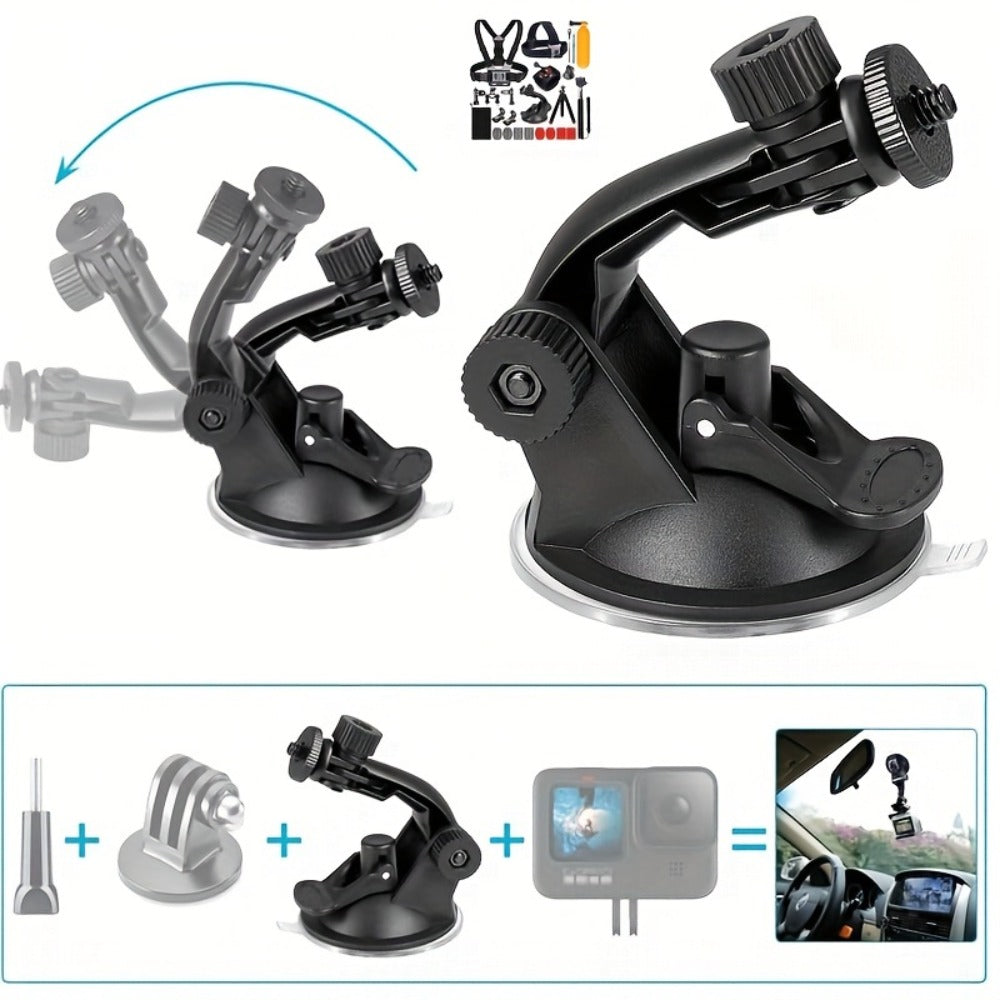 21-in-1 Action Camera Accessory Kit for GoPro Hero 12 11 10 9 8 7 6 5 4, Session, Fusion, Insta360