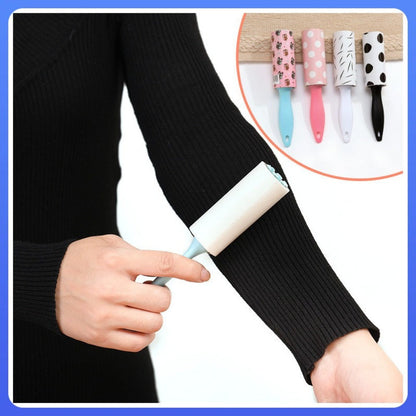 Lint Roller Pet Hair Remover Mini Portable 12 Pack Travel Size No Power Required for Clothing Furniture Car Seats Couch Reusable Clothes