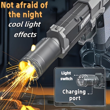 Two-Piece Electric Water Blaster Set with Lighted Sights, Rechargeable Batteries and Three Pairings