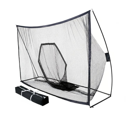 Golf Practice Net with Target & Swing Guide – 7x10 FT & 7x7 FT Driving Range Training Net, Easy Assembly, Indoor Outdoor Use