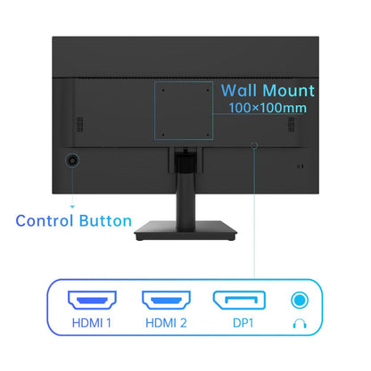 27-Inch QHD 100Hz Computer Monitor 2560x1440 IPS Display, AMD FreeSync, Ultra-Thin Bezel, HDMI DisplayPort