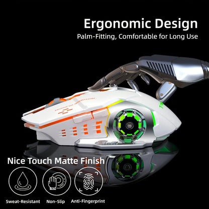 Wireless Gaming Mouse RGB Rechargeable T-WOLF 2.4GHz Large Mouse for PC Laptop Tablet Mac for an Everyday Personal Care Routine