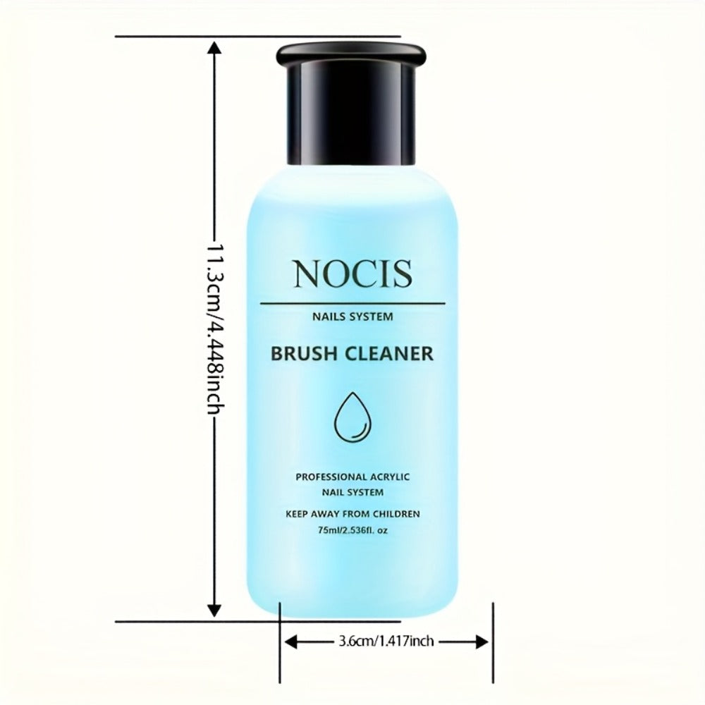 Acrylic Nail Brush Cleaner & Conditioner 2-Pack Wash Pen for Home and Salon Manicures, with the Listed Configuration