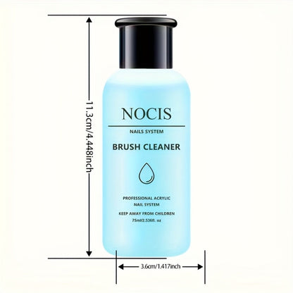 Acrylic Nail Brush Cleaner & Conditioner 2-Pack Wash Pen for Home and Salon Manicures, with the Listed Configuration