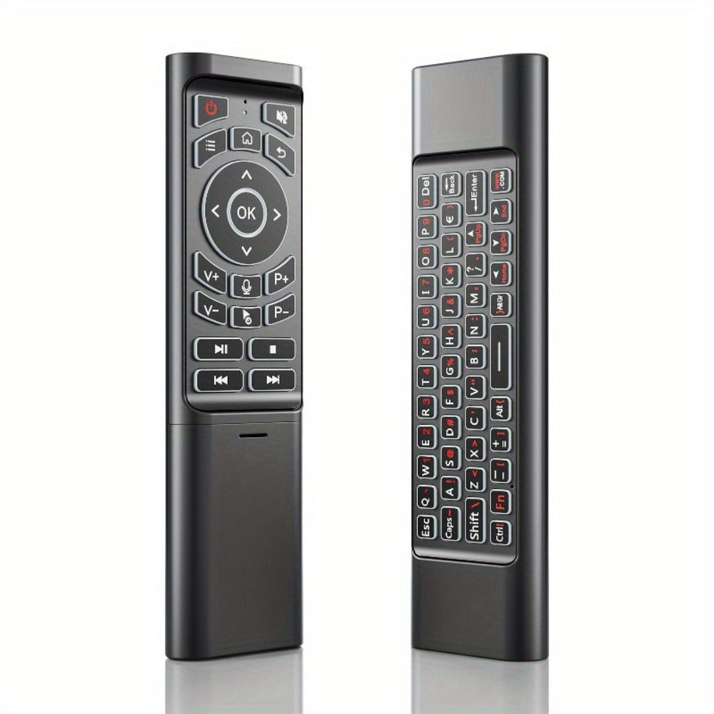 Mini Wireless Keyboard Remote Control Tri-Mode – Bluetooth & 2.4G Dual Channel, 7-Color Backlight