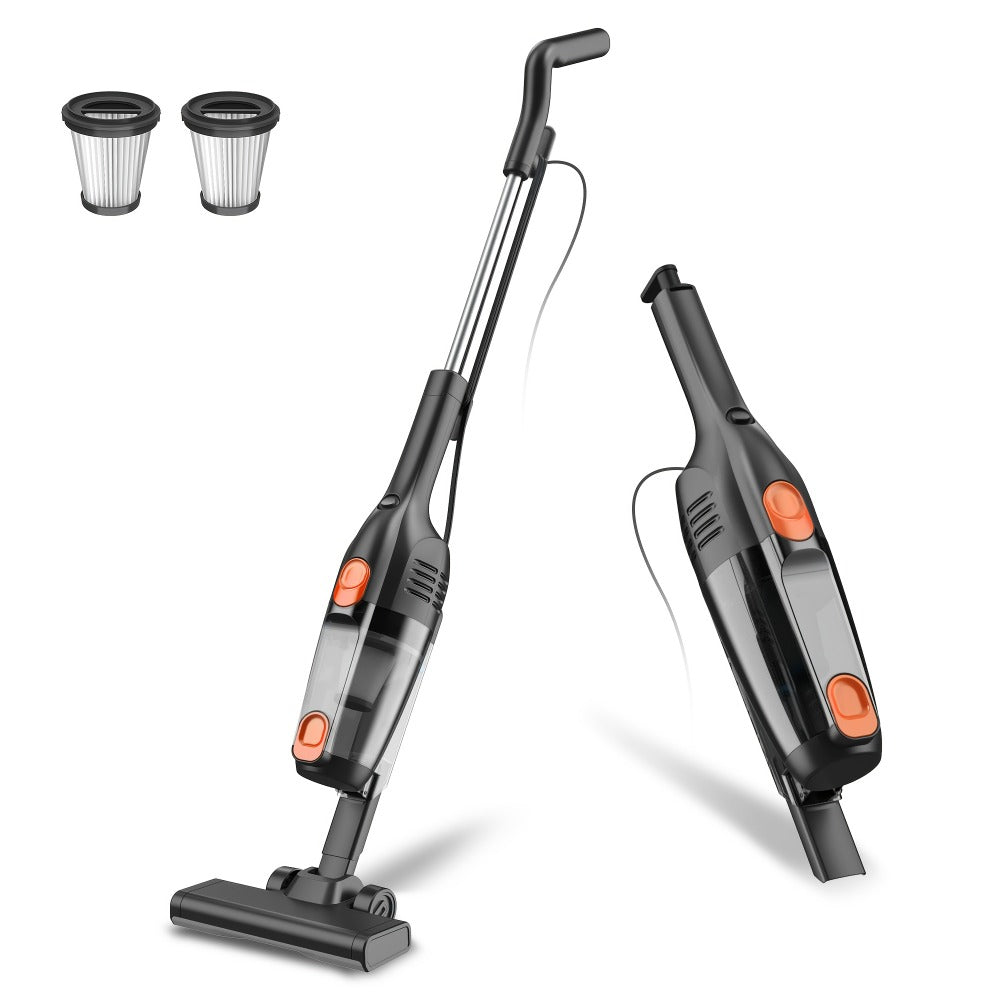 Corded Stick Vacuum Cleaner 20KPa 600W Motor 2-in-1 Bagless Upright Handheld Vacuum 0.8L Dustbin for Hard Floor Pet Hair Carpet Car Stairs