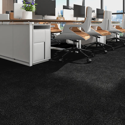 Solid-Color Stair and Hallway Runner, 23.62 in Wide with Five Colors and Up to Four Lengths