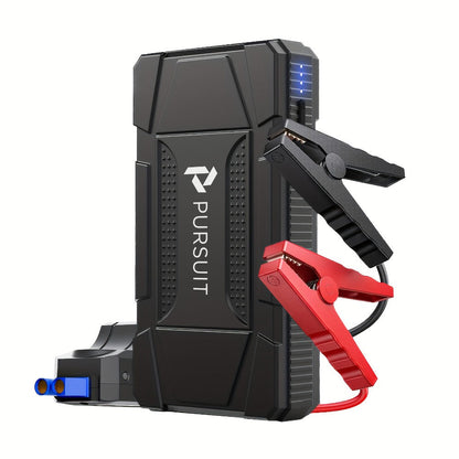 Compact Jump Starter Power Bank with Display, LED Controls, USB Outputs and Single or Two-Pack 1000A-Labeled Options