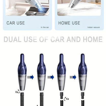 Model 901 Cordless Car Vacuum Cleaner with 5000Pa Source Rating, USB Charging, One-Button Bin and Six Finishes