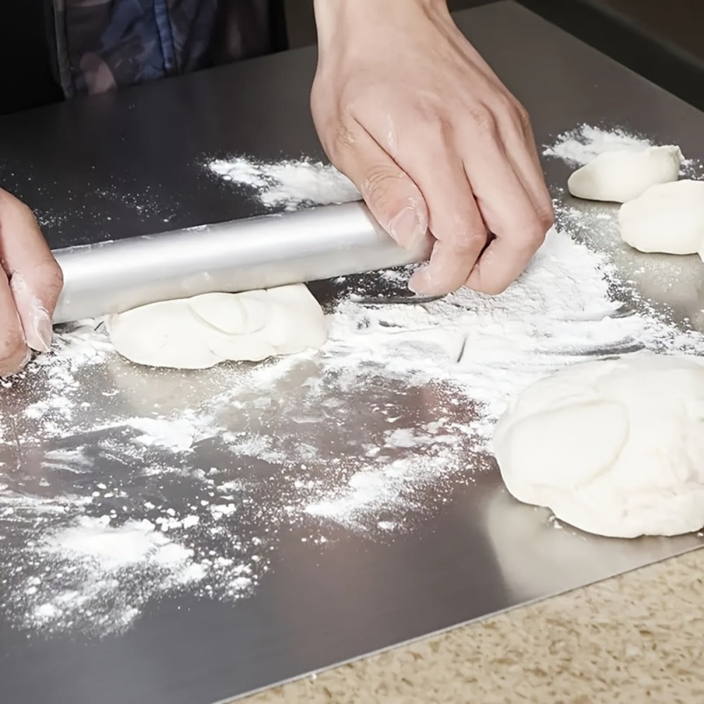 Chopping Board, Stainless Steel Cutting Board Extra Large, Heavy Duty Kitchen Chopping Board for Meat Vegetables Dough