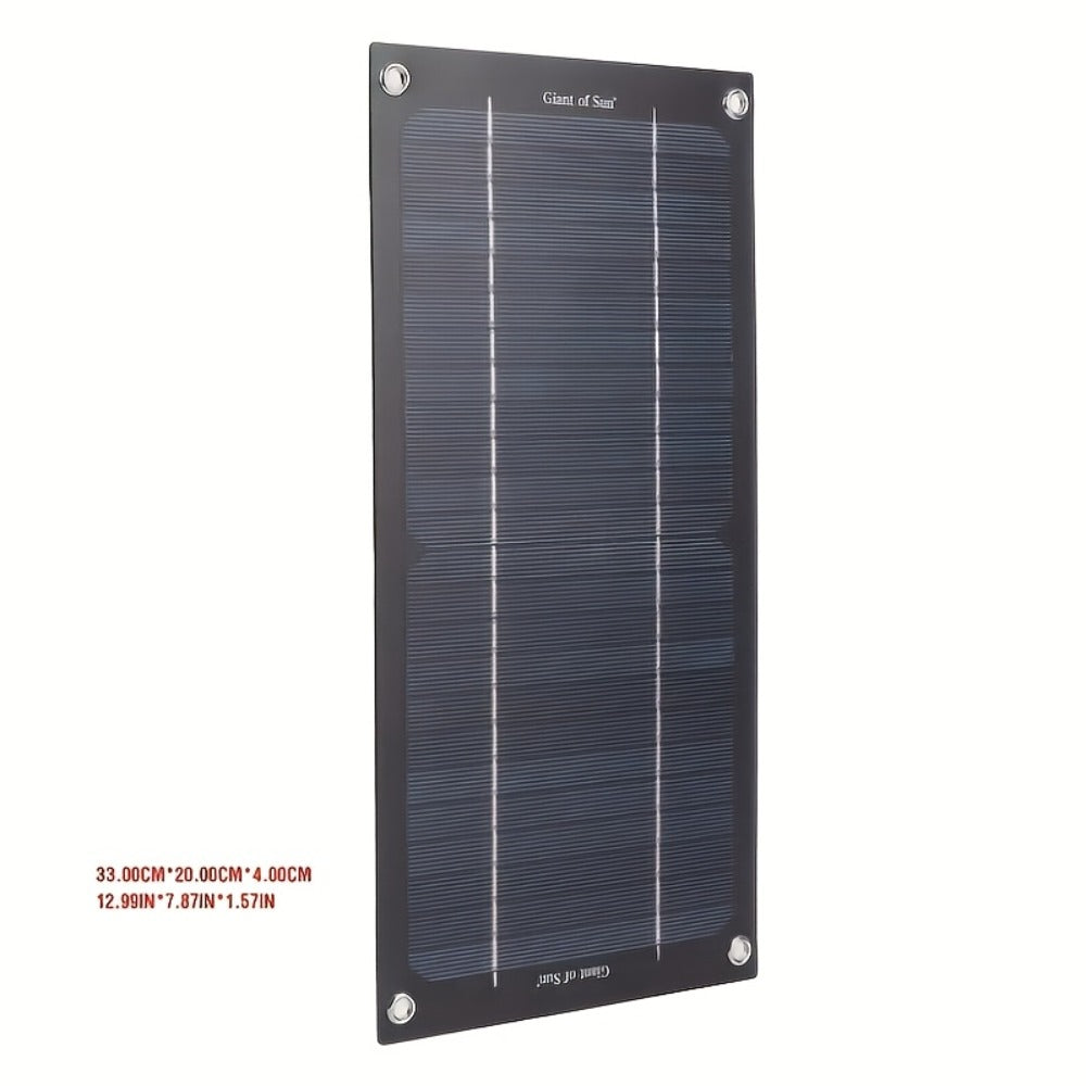 Monocrystalline Solar Panel Kit 18V with 100A Charge Controller – Portable High-Efficiency Solar Charger for RV, Camping