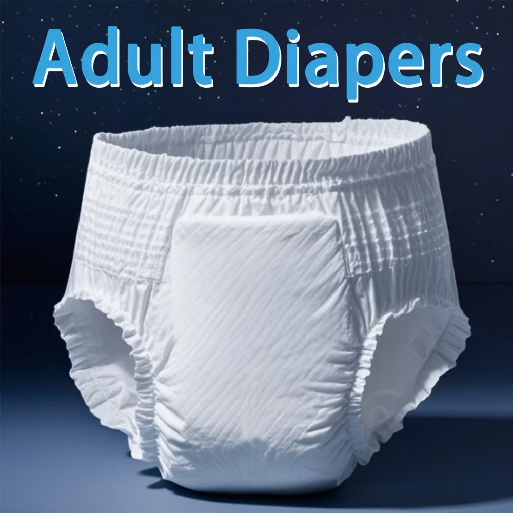 Adult Diapers Incontinence Underwear M-XXL Disposable Pull-On Briefs Leak Protection Unisex Pants for Elderly Bedwetting 19 or 30 Pack