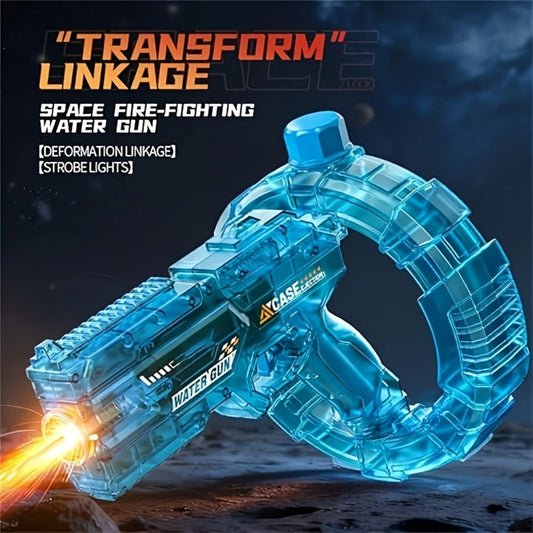 Rechargeable Transforming Electric Water Blaster with LED Muzzle Light and Blue or Blue Spec2 Option