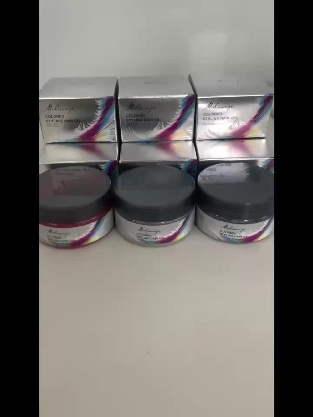 Hair Color Wax Temporary Hair Dye 3.53oz, 9 Vivid Shades, Easy Wash, Non-Damaging for Everyday Face, Beard and Body Grooming