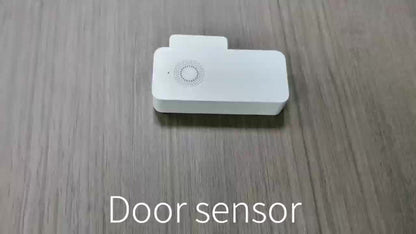 WiFi Door and Window Sensor 4-Pack, Tuya Smart Home Security Alarm System, No Hub Required, App Control