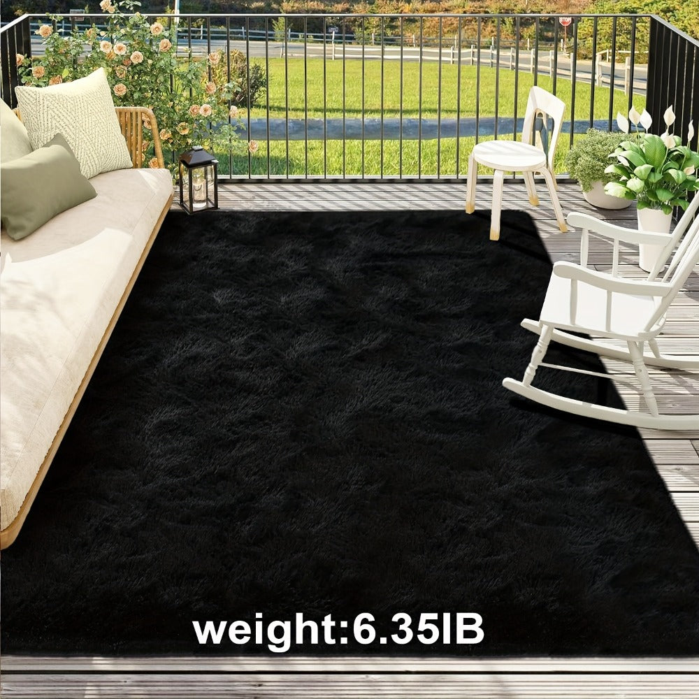 Non-Slip Area Rug Fluffy Soft Carpet – Modern Home Decor Floor Mat for Living Room, Bedroom, Kitchen & Bathroom | Easy Clean Cute Plush Rug